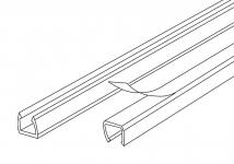 Minikanal lc 57 for ø5-7,6 hvid 2,5m