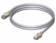 Patchkabel kat5e utp 1m lszh grå