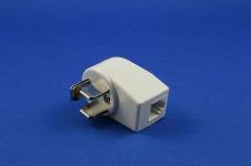 Telefonstikadapter 3p/ rj11 hvid