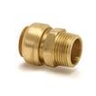 Tectite overgang muffe/nippel 18 mm x 3/4'' rødgods