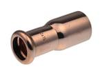 Reduktion vsh 42 x 28 mm nippel/muffe cu
