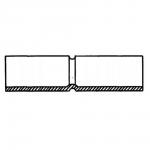 32mm (1 1/4) muffe varmgalvaniseret lang