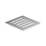 Unidrain ClassicLine rist kvadrat 100x100mm, Column, børstet stål billede