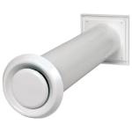 hvid insektnet med mm 480 mm 100 murventil komplet 100 type duka