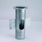 Fundament galvaniseret med anker for raypullert