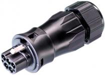 Rst20i5 stik han 250/400v/20a 0,75-4mm2 ø=13-18mm sort