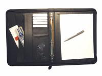 Dokumentmappe med 4 ringe sort a4 tr2051 1 stk