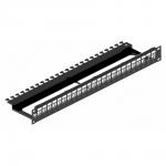 Patchpanel 24 port passer til alle leviton utp & stp konnekter tool-free 1he sort