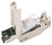 Ethernet fc rj45 stik 180 grader