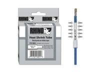 Dymo rhino industri tape krympeflex sort på hvid 6mmx1,5m