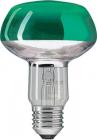 Spotline R80 60w E27 25D grøn, reflektorpære
