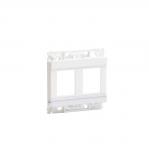 Dataudtag opus 1m for 2* keystone montageramme hvid