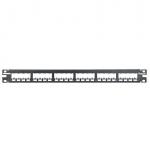 Patchpanel 24 port stp uden konnektorer 1u