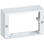 hvid dobbelt monteringsbox clicline