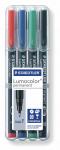 Ohp-pen lumocolor ass f 0,6mm 318wp-4 permanent