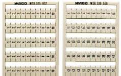 Mærkeark wsb 1- 50 2x 209-666