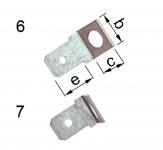 Kontaktben 90° b0907h4 6,3x0,8 m4