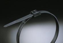 Anker for kabelbinder med lim 25x25 i pakker a 100 styk sort