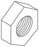 Møtrik din934 2021-1000