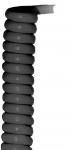 Spiralledning 3g0,75 sort pvc 1000mm