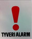Tyverialarm-mærkater ps-8