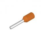 Isoleret ledningstylle orange 0,5 mmÂ², terminalrør