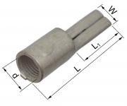 Uisoleret stiftkabelsko b16sr 16mm2