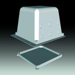 Safeboks bund mini 195x195mm