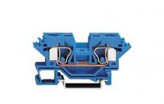Gennemgangsklemme 10q 2-l blå 284-604