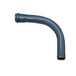 PVC bøjning 90° 63mm PN10 - med fast muffe. Wavin