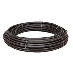 en12201 meter 100 a rulle stribe brun med sort pe100-sdr17 pn10 mm 4 2 x 40 pe-rr uponor