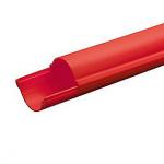 kabelrør 110 mm, rød 2-delt PEHD, længde Ã  3 meter