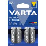 Se Varta Lithium Batteri Aa | 1.5 V | 2900 mAh | Forudladet | 4-Blister kort hos Elvvs.dk