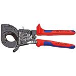 Billede af Knipex kabelskærer/saks 9531-250 med skraldefunktion, max. Kapac.Ø32mm hos Elvvs.dk