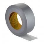 Scotch® lærredstape 2904 kraftig sølv 48 mm x 50 m 24 rl/krt