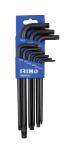Irimo torx tamper-nøglesæt 9 dele tr10/15/20/25/27/30/40/45/50
