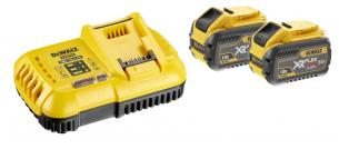 Dewalt xr flexvolt hurtiglader inkl. 2x9ah batterier