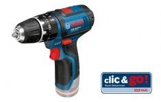 Blå bosch gsb 12v-15 slagboremaskine 12v solo