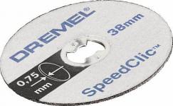 Dremel præcisionsskæreskiver tynde 38mm pk a 5stk