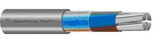 Forsyningskabel 4x150 pex-m-al waskonig 1kv grå t500
