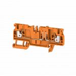 Weidmüller Test-skilleklemme adt 2.5 2c or orange