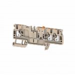 Weidmüller Test-skilleklemme adt 2.5 3c beige