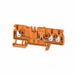 Weidmüller Test-skilleklemme adt 2.5 3c or orange