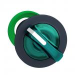 Harmony flush drejegreb i plast for led med 2 faste positioner i grøn farve