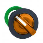 Harmony flush drejegreb i plast for led med 2 faste positioner i orange farve