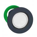 Harmony flush signallampehoved i plast for led med linse i hvid farve