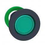 Harmony flush signallampehoved i plast for led med linse i grøn farve