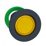 Harmony flush signallampehoved i plast for led med linse i gul farve