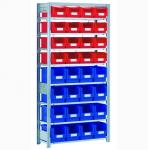 Kassereol sk grundsektion med 32 kasser 1850x958x324