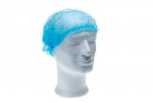 Mobcap enkelt box blå str m 04020